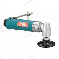 DYNABRADE Air Disc Sander: 3 in Pad, Locking, Heavy Duty, 1.3 hp, 41 cfm, Right Angle Grip, Fixed (MPN 54400). Key specifications — attr1320237: DYNABRADE; attr1320246: Rear.