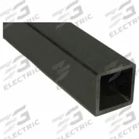 FIBERGRATE Fiberglass Square Tube: 2 1/8 in Outside Ht, 0.188 in Wall Thick, 7 ft Overall Lg, Yellow (MPN 871380). Key specifications — Color: Yellow; Outside Corner Shape: Round; Brand: FIBERGRATE; Brand Series: Dynaform®.