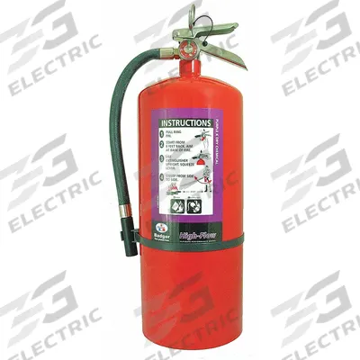 BADGER Fire Extinguisher: 20 lb Extinguisher Capacity, 60B:C - Class BC Fire Extinguishers