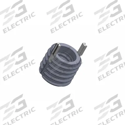 APPROVED VENDOR Key Locking Insert: Extra Heavy Wall, 2 Keys, #6-32 Int Thrd Sz, 5/16"-18 Ext Thrd Sz - Mil. Spec. Key-Locking Inserts