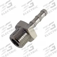 LEGRIS Barbed Fitting Adapter: 18 1/2 mm Pipe x 16 mm ID Size, BSPP x BSPP, Brass, Rigid, Std Barb (MPN 0191 16 21). Key specifications — Brand: LEGRIS.