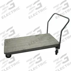R.W. ROGERS Platform Truck: 2,000 lb, 65 in L x 34 in W x 40 1/2 in H Overall Dim., Gray, Plastic (MPN RWR-FB-N3060). Key specifications — Color: Gray; Caster/Wheel Configuration: (2) Rigid; Brand: R.W. ROGERS.