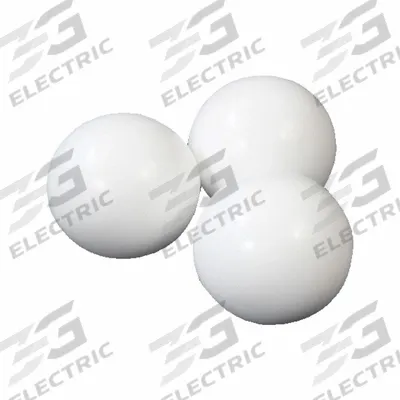 PTFE Balls: 3/16 in Dia, +/-0.0005 in, Off-White, 500°F - Chemical Resistant Virgin PTFE Balls