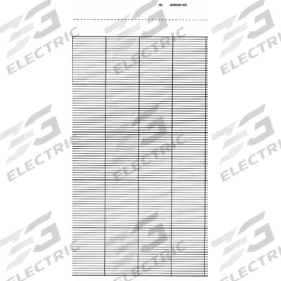 Honeywell Fanfold Paper Strip Chart: Fanfold Paper Strip Chart, 9 5/16 in Strip Chart Wd - Strip Chart Paper Compatible with Honeywell