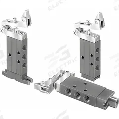 PARKER Manual Air Control Valve: DirectAir 2, Four-Way / Two-Position, One-Way Tripper, Aluminum (MPN 410311000). Key specifications — attr1084737: Aluminum; attr1084764: Manual Air Control Valve; attr1084778: Spool; attr1084767: DirectAir 2; attr1084731: 410311000; attr1084739: PARKER; attr1084765: Spring Return; attr1084768: DirectAir 2.