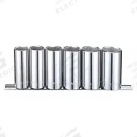 WESTWARD Socket Set: 3/8 in Drive, 6 Piece, 6-Point, SAE, 11/16 in to 1 in (MPN 53PN40). Key specifications — attr1224269: 3/8 in; attr1204685: Tether Ready; attr1204650: 11/16 in to 1 in; attr1204673: Socket Bits Not Included; attr1204688: WESTWARD; attr1206170: Deep Sockets.