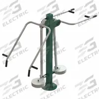 TRIACTIVE USA Accessible Combo Press & Pull: Beige/Green, Outdoor (MPN CSPB-W)