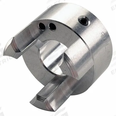 RULAND MANUFACTURING Jaw Coupling Hub: MJS51 Coupling Size, 50.8 mm Outside Dia, Metric - Zero-Backlash Curved Jaw Coupling Hubs