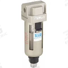 SMC Vacuum Water Separator: 1/4 in NPT, -100 kPa to 1,000 kPa, 5°C to 60°C, AMJ (MPN AMJ3000-N02B). Key specifications — attr124371: AMJ; attr124364: SMC.