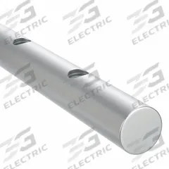 PBC LINEAR Linear Shaft: 1/2 in Shaft Dia, 6 in Lg, Ceramic Coated, Aluminum Alloy (MPN CCPDL08-006.000). Key specifications — attr111735: PBC LINEAR; attr111741: Ceramic Coated.