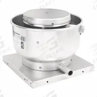 Centrifugal Upblast Roof Exhaust Fan: Direct Drive, Includes Drive Pack, 8 1/4 in Wheel, 197 cfm (MPN 5DVN6). Key specifications — Brand: DAYTON; Base Shape: Square; Assembly: Assembled; Motor Enclosure: Open Dripproof; Nameplate Voltage: 115V AC; Mounting Location: Roof and Wall; For High-Static Pressure Applications: No; High-Efficiency Motor: No.
