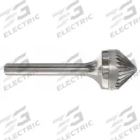 APPROVED VENDOR Carbide Bur: 90° Cone, SK-5, Single Cut, 1/2" x 1/4" Head, 1/4" Shank (MPN 310-001174). Key specifications — Brand: APPROVED VENDOR; Trade Number: SK-5.