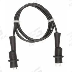 APPROVED VENDOR Test Leads: Black Electrical Current Color, Alligator Clip, 3 3/8 ft Lg, Silicone (MPN 4WRE9). Key specifications — attr1330521: APPROVED VENDOR.