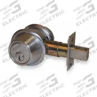 FALCON LOCK Deadbolt Lock: Cylindrical, 1 7/8 in Door Thick - Max, Chrome (MPN D131CP6 626). Key specifications — ADA Compliant: Yes; Brand: FALCON LOCK; Cylinder Core Type: Conventional Core Cylinder; Finish: Satin Chromium-Plated; Keyway Type: Schlage C; Visual Indicator Message: No Message; Includes Core: Core Included; Ligature Resistance: Not Ligature-Resistant.