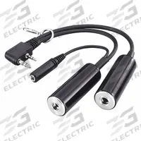 ICOM Aviation Headset Adapter Cable: Fits Icom, For A24/A6 Series, From 2-Pin, To 2-Pin, 7 3/4 in Lg (MPN OPC499). Key specifications — Compatible Radio Brand: Icom; Radio Connection Adapting From: 2-Pin; Accessory Connection Adapting To: 2-Pin; Manufacturer Part Number: OPC499; Brand: ICOM; Product Type: Aviation Headset Adapter Cable; Compatible Radio Series: A24.