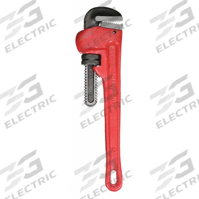 WESTWARD Pipe Wrench: Cast Iron, 2 in Jaw Capacity, Serrated, 12 in Overall Lg - Straight Pipe Wrenches