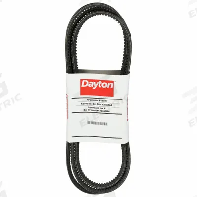 Dayton Cogged V-Belt: AX144, 146 in Outside Lg, 1/2 in Top Wd, 5/16 in Thick - AX Section V-Belts