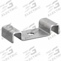 FIBERGRATE Fiberglass Grating Clip: 316 Stainless Steel, Fits 2 in Bearing Bar Spacing, Clip Only (MPN 734550/25)