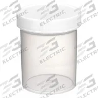 QORPAK Laboratory Jar: Polypropylene, Polypropylene, 4 fl oz, 56 mm Body Dia, 70 mm Ht, Non-Sterile (MPN PLC-03701). Key specifications — Brand: QORPAK; Clarity: Translucent; Closure Included: Yes; Pre-Cleaned: None.