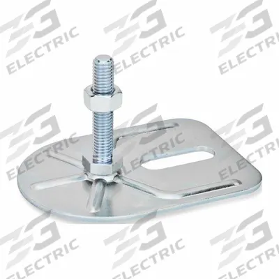 JW WINCO Male-End Leveling Mount: Swiveling Stud, 3/8"-16 Thread Size, 3 3/20 in - Swivel Male Leveling Mounts
