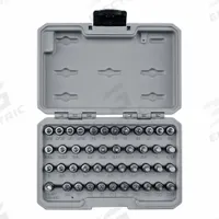 TEKTON Socket Bit Set: 26 - 50 Pieces, 1/4 in Drive Size, 44 Pieces, 8 3/8 in Overall Lg (MPN SHB90302). Key specifications — attr1216280: Fixed Insert; attr1216283: TEKTON; attr1225718: 2 to 8 mm (Hex Metric); attr1227491: 1/4 in.