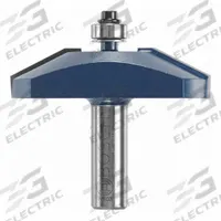 BOSCH Straight Cut Profile Router Bit: Fractional Inch, Carbide Tipped, 1 in Lg of Cut, 2 Flutes (MPN 85637MC). Key specifications — attr325197: BOSCH.