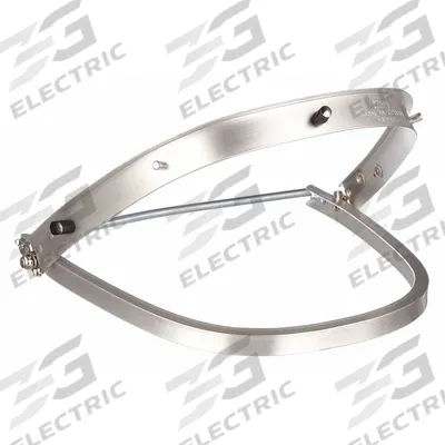NORTH BY PIP Face Shield Bracket: Slotted Attachment Type, Aluminum - Honeywell North Hard Hat Adapters for Face Shields