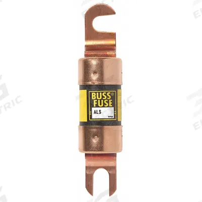 BUSSMANN Forklift Limiter Fuse: ALS Series, Bolt-On, Gen Purpose, 450 A, 48 V DC - Fast-Acting & General Purpose Bolt-On Fuses