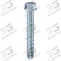 APPROVED VENDOR Screw Anchor: 4 in Overall Lg, 3/8 in Dia, Steel, External Hex, Hex, Steel, 50 PK (MPN U70520.037.0400). Key specifications — Material Grade/Class: Case Hardened; Removable: Removable; System of Measurement: Inch; Brand: APPROVED VENDOR; Screw Anchor Type: Concrete Screw Anchor.