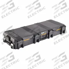 PELICAN Protective Case: 16 in x 44 in x 6 1/4 in, Solid, Black, 2 Wheels, 22.07 lb Wt (MPN V730). Key specifications — attr1188351: PELICAN; attr1188334: Plastic; attr1188336: (6) Push Button Latches.