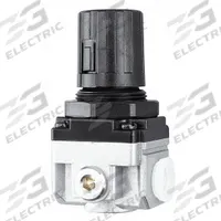 GROZ Compressed Air Regulator: Aluminum, 1/8 in NPT, 17 cfm, 7 psi to 145 psi, Knob (MPN R13904). Key specifications — attr111664: No; attr111400: Light Duty; attr111627: GROZ.
