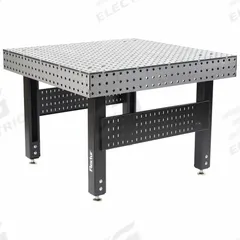 FLEXTUR Welding Table: 35 in Ht, 48 in Dp, 48 in Wd, 6,000 lb Wt Capacity, Plain (MPN 78909510). Key specifications — Manufacturer Part Number: 78909510; Brand: FLEXTUR; Hole Diameter: 5/8 in.