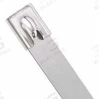 PANDUIT Cable Tie: 17 1/2 in Nominal Lg, 4 in Nominal Max. Bundle Dia., 0.63 in Wd, Silver, 50 PK (MPN MLT4SH-LP). Key specifications — Brand: PANDUIT; Locking Style: Ball Lock; Color: Silver.