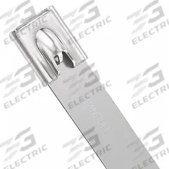PANDUIT Cable Tie: 17 1/2 in Nominal Lg, 4 in Nominal Max. Bundle Dia., 0.63 in Wd, Silver, 50 PK (MPN MLT4SH-LP). Key specifications — Brand: PANDUIT; Locking Style: Ball Lock; Color: Silver.