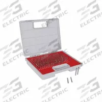 INSIZE Pin Gage Set: No-Go (Minus), 0.501 in to 0.625 in, 0.001 in Dia Increment, ZZ Tolerance Class (MPN 4162-2501). Key specifications — attr1182478: INSIZE; attr1182465: ZZ; attr1182466: -0.0002 in.