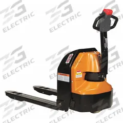 BIG JOE Pallet Jack: 4,000 lb, 36 in L x 27 in W Fork Dim, 27 in, 15 in, Std Fork, Steel, 110V AC (MPN D40 27x36). Key specifications — Brand: BIG JOE; Width Across Forks: 27 in; Battery Voltage: 24V; Width Between Forks: 15 in.