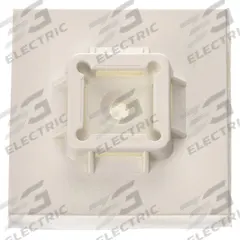 PANDUIT Cable Tie Mounting Base: 0.42 in Slot Wd, 0.09 in Slot Ht, White, 1.5 in Wd, 50 PK (MPN SGABM50-A-L). Key specifications — For Use With: Miniature, Intermediate and Standard Cable Ties; Size: 1.5 in L x 1.5 in W x 0.34 in H; Color: White; Brand: PANDUIT.