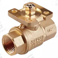 HVAC Control Ball Valve: 2-Way, 1/2 in Female NPT, 2.9 CV Flow, 200 psi Close-off, No Actuator (MPN VG1245AF). Key specifications — Ball Material: Stainless Steel; Body Material: Brass; For Media: Water.