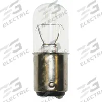 APPROVED VENDOR Incandescent Bulb: Incandescent, Double Contact Bayonet (BA15d), (T) Tubular, T6 (MPN C241-1). Key specifications — Light Color: White; Trade Number: C241-1; Voltage: 24V AC; Brand: APPROVED VENDOR; Bulb Shape: T6.