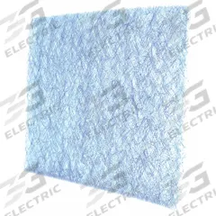 GRAINGER Air Filter Pad: 20 in x 25 in x 1 in, Fiberglass, Blue/White (MPN 6U610). Key specifications — attr1286261: Fiberglass; attr1286264: No; attr1286288: White; attr1286283: GRAINGER.
