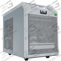 DURACHILL Chiller: -20°C, 850 W, Heated and Refrigerated, 13.25 lpm Flow Rate, Turbine, 120V AC, LCD (MPN CA02A1T1-41AA1N). Key specifications — Brand: DURACHILL; Display Type: LCD; Temperature Accuracy Tolerance: +/-0.1°C; Voltage: 120V AC; Min Temp Setting: -20 °C.