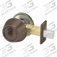 ASSA ABLOY ACCENTRA Deadbolt Lock: Cylindrical, SFIC, 1 3/8 in Door Thick - Max, Bronze (MPN B-D112 613E LC). Key specifications — ADA Compliant: Yes; Brand: ASSA ABLOY ACCENTRA; Cylinder Core Type: Small Format Interchangeable Core Cylinder; Finish: Dark Oxidized Satin Bronze, Oil Rubbed; Keyway Type: None; Includes Core: Core Included; Ligature Resistance: Not Ligature-Resistant.