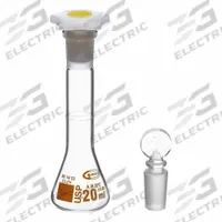 UNITED SCIENTIFIC SUPPLIES INC Glass Flasks: 20 mL, Colorless, Round, A, +/-0.06 mL (MPN FGWM020). Key specifications — Shape: Round; Tolerance: +/-0.06 mL; Body Color: Colorless; Brand: UNITED SCIENTIFIC SUPPLIES INC; Compatible with Stopper Size: 14/23; USP Specification: Type I.