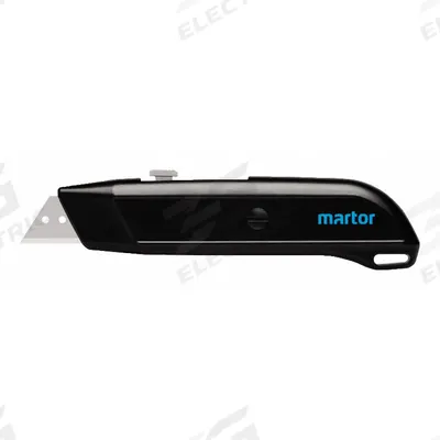 MARTOR Argentax Multipos: 6 in Overall Lg, Plain, Metal - Retracting Utility Knives