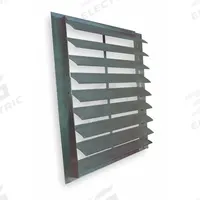 51"H-W 6.5"L Extrd Alu Backdraft Dampr: For 48 in Fan, Double Panel, 51 in H, 51 in W, 3 in D, Wall (MPN 4FZJ2). Key specifications — Airflow Direction: Horizontal; Blade Type: Flat Blade; Brand: DAYTON; Maximum Air Velocity: 3250 fpm; Mounting Position: Vertical.