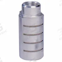 ARROW PNEUMATICS Muffler: 3/4 in NPT, 1 5/8 in Hex Size, Stainless Steel, 155 dB NRR (MPN ASQF -6F). Key specifications — attr124412: ARROW PNEUMATICS; attr124418: Aluminum; attr124422: Stainless Steel.