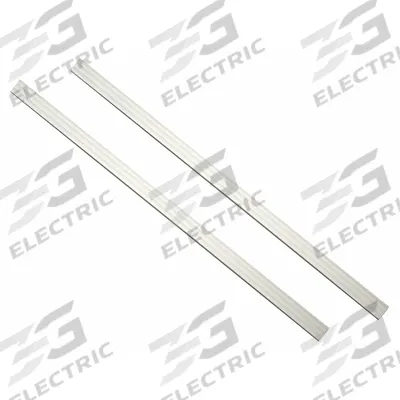 MIRREDGE Strips: 1 1/2 in Overall Ht, 36 in Overall Wd, 1/4 in Overall Dp - Mirror Framing & LED Shelf Parts