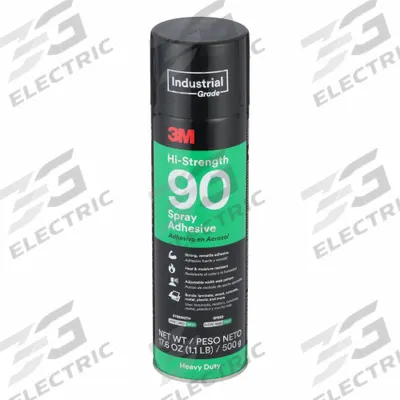 3M Spray Adhesive: Hi-Strength 90, 17.6 fl oz, Aerosol Can - Spray Adhesives for Laminates