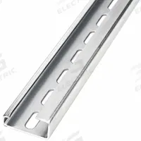 BUSSMANN Terminal Block Mounting Channels: DIN Rail, G-Section, 1 m Overall Lg, Steel (MPN DRL32MMG). Key specifications — Channel Description: G-Section; Manufacturer Part Number: DRL32MMG; Channel Type: DIN Rail; Brand: BUSSMANN; DIN Standard: DIN 46277-1; Material: Steel.