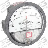DWYER Differential Pressure Gauge: Back/Single-Side, 1/8 in NPT Female, 2000, 4 in Dial, IP67, IP67 (MPN 2330). Key specifications — Sensor Type: Diaphragm; Series: 2000; Housing Material: Die Cast Aluminum; Certificate of Calibration: Not Included.